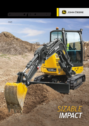 Minikotrók John Deere Construction E36ZS