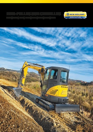 Minikotrók New Holland E18C