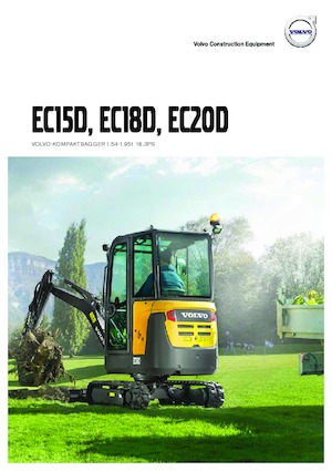 Minikotrók Volvo EC18D