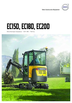 Minikotrók Volvo EC18D