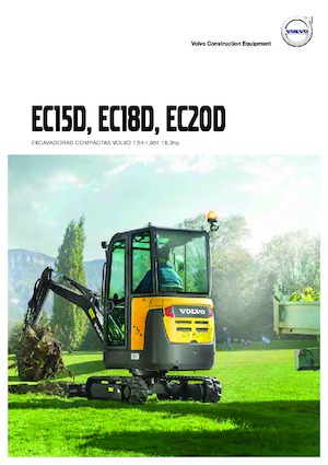Minikotrók Volvo EC18D