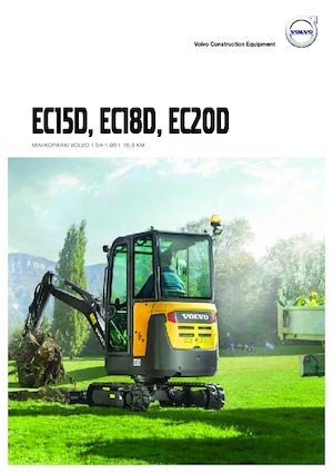 Minikotrók Volvo EC18D