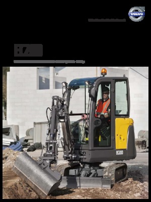 Minikotrók Volvo EC20D
