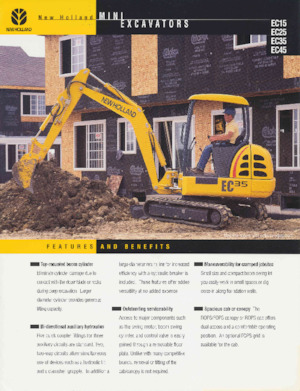 Minikotrók New Holland EC45