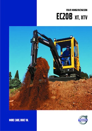 Minikotrók Volvo EC20B XT