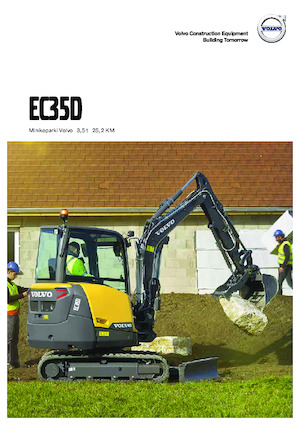Minikotrók Volvo EC35D