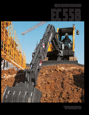 Minikotrók Volvo EC55B