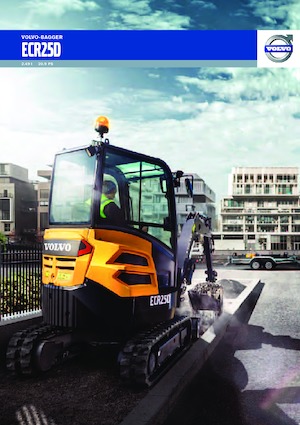 Minikotrók Volvo ECR25D