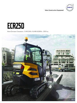 Minikotrók Volvo ECR25D