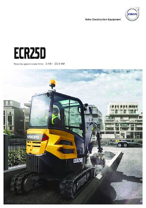 Minikotrók Volvo ECR25D