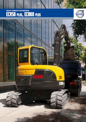 Lánctalpas kotrók Volvo ECR88 Plus