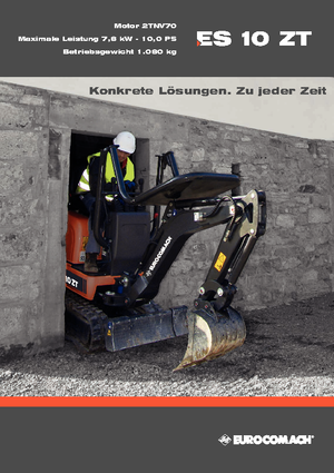 Minikotrók Eurocomach ES 10 ZT