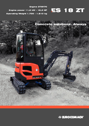 Minikotrók Eurocomach ES 18 ZT