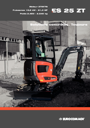 Minikotrók Eurocomach ES 25 ZT