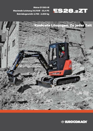 Minikotrók Eurocomach ES 28.2 ZT
