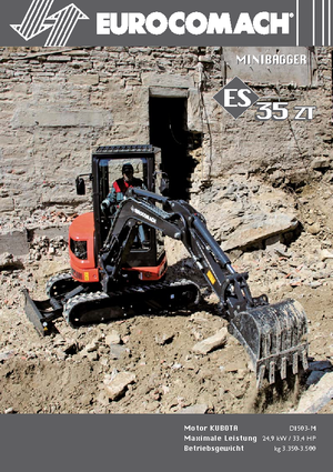 Minikotrók Eurocomach ES 35 ZT