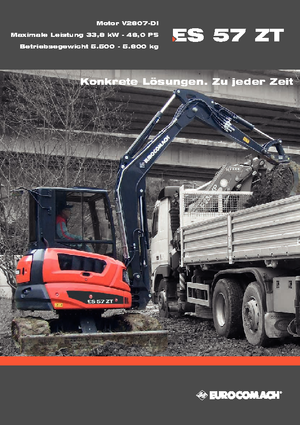 Minikotrók Eurocomach ES 57 ZT
