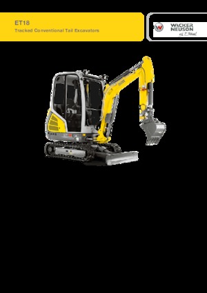 Minikotrók Wacker Neuson ET18