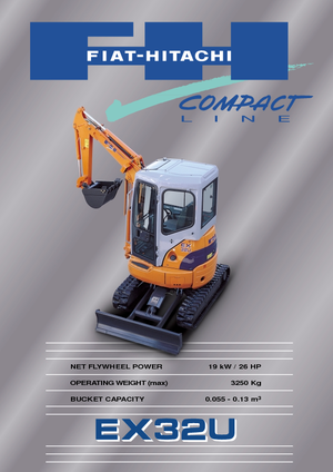 Minikotrók Fiat-Hitachi EX 32 U
