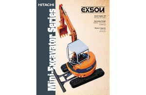 Minikotrók Fiat-Hitachi EX 50 U