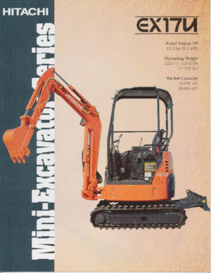 Minikotrók Hitachi EX17U