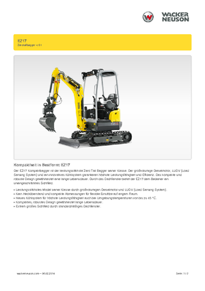 Minikotrók Wacker Neuson EZ17