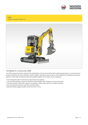 Minikotrók Wacker Neuson EZ28