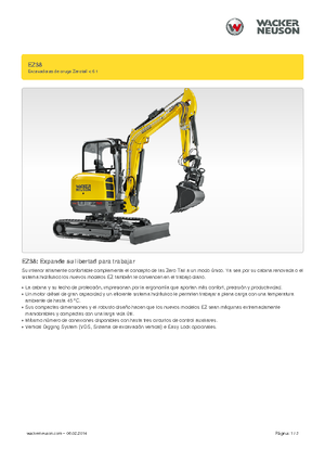 Minikotrók Wacker Neuson EZ38