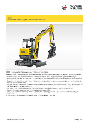 Minikotrók Wacker Neuson EZ38