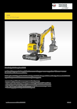 Minikotrók Wacker Neuson EZ28