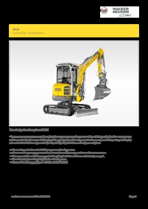 Minikotrók Wacker Neuson EZ28