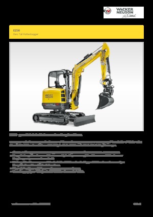 Minikotrók Wacker Neuson EZ38