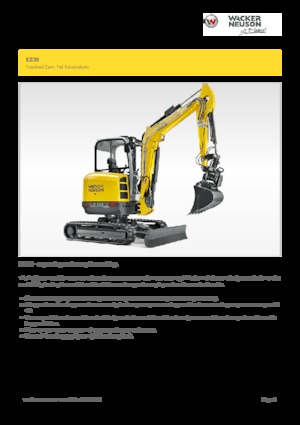 Minikotrók Wacker Neuson EZ38