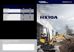 Minikotrók Hyundai HX10A