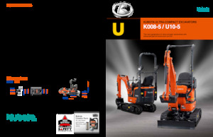 Minikotrók Kubota K008-5