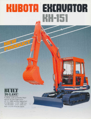 Minikotrók Kubota KH151