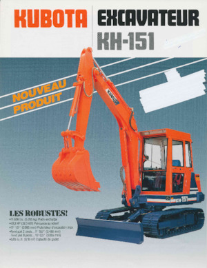 Minikotrók Kubota KH151
