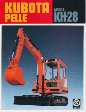 Minikotrók Kubota KH28