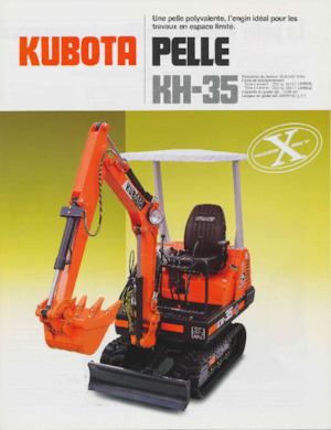 Minikotrók Kubota KH35