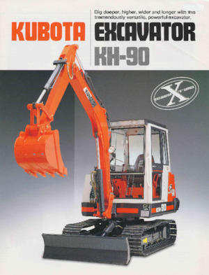 Minikotrók Kubota KH90
