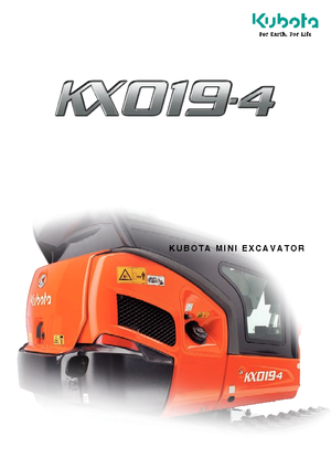 Minikotrók Kubota KX019-4 GL