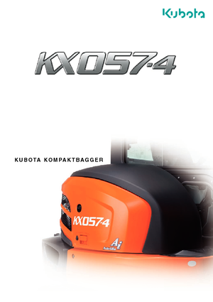 Minikotrók Kubota KX057-4