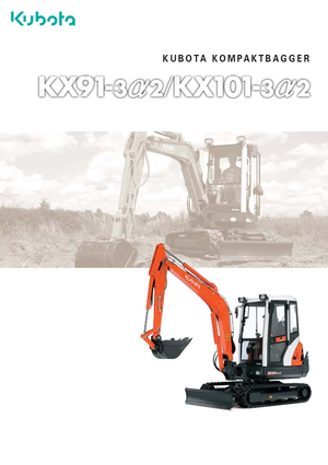 Minikotrók Kubota KX101-3α2