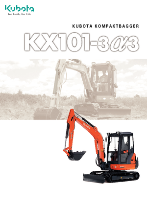 Minikotrók Kubota KX101-3α3