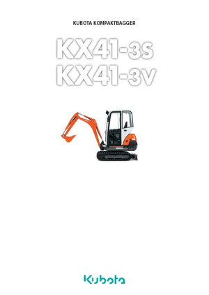 Minikotrók Kubota KX41-3 VHGL
