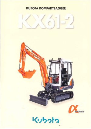 Minikotrók Kubota KX61-2 G