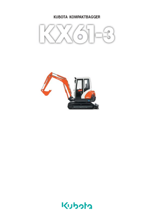 Minikotrók Kubota KX61-3 GL