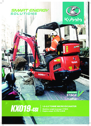 Minikotrók Kubota KX019-4 SI