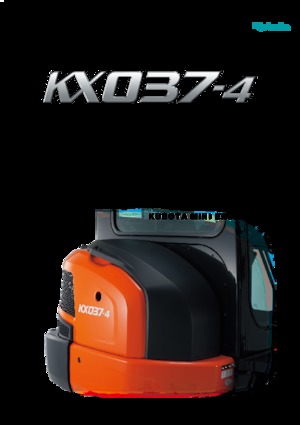 Minikotrók Kubota KX037-4 HGL