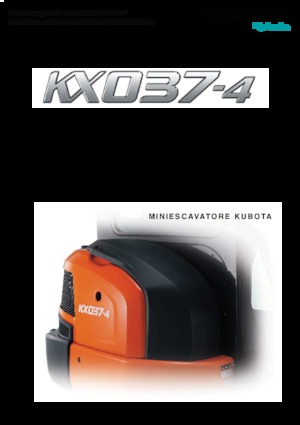 Minikotrók Kubota KX037-4 HGL